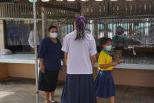 เทศบาลนครแม่สอดจัดบริการฉีดวัคซีนเข็มที่ 2 สำหรับนักเรียนอายุ 5-11 ปี ณ โรงเรียนเทศบาลวัดบุญญาวาส