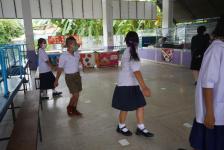 เทศบาลนครแม่สอดจัดบริการฉีดวัคซีนเข็มที่ 2 สำหรับนักเรียนอายุ 5-11 ปี ณ โรงเรียนเทศบาลวัดบุญญาวาส