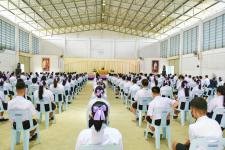 กิจกรรมปฐมนิเทศนักเรียนระดับชั้นมัธยมศึกษาปีที่ 4 ปีการศึกษา 2565 โรงเรียนเทศบาลเฉลิมพระเกียรติฯ