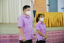 กิจกรรมปฐมนิเทศนักเรียนระดับชั้นมัธยมศึกษาปีที่ 4 ปีการศึกษา 2565 โรงเรียนเทศบาลเฉลิมพระเกียรติฯ