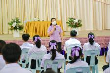 กิจกรรมปฐมนิเทศนักเรียนระดับชั้นมัธยมศึกษาปีที่ 4 ปีการศึกษา 2565 โรงเรียนเทศบาลเฉลิมพระเกียรติฯ