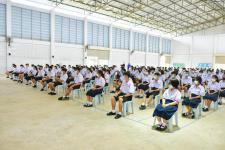 กิจกรรมปฐมนิเทศนักเรียนระดับชั้นมัธยมศึกษาปีที่ 4 ปีการศึกษา 2565 โรงเรียนเทศบาลเฉลิมพระเกียรติฯ