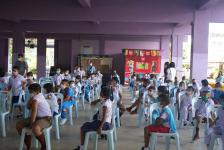 เทศบาลนครแม่สอดจัดบริการฉีดวัคซีนเข็มที่ 2 สำหรับนักเรียนอายุ 5-11 ปี ณ โรงเรียนเทศบาลวัดชุมพลคีรี