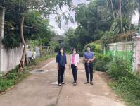 งานพัฒนาชุมชน ลงพื้นที่สำรวจข้อมูลชุมชนบัวคูณ เพื่อปรับปรุงข้อมูลชุมชนให้เป็นปัจจุบัน และนำไปพัฒนาชุมชนต่อไป