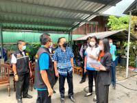 งานสังคมสงเคราะห์ ลงพื้นที่ชุมชนสองแคว 1 ครัวเรือนผ้ประสบเหตุอัคคีภัย เมื่อวันที่ 15 พฤษภาคม 2565 ที่ผ่านมา