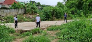 งานพัฒนาชุมชน ลงพื้นที่สำรวจข้อมูลชุมชนตาลเดี่ยว เพื่อปรับปรุงข้อมูลชุมชนให้เป็นปัจจุบัน และเพื่อนำไปพัฒนาชุมชนต่อไป