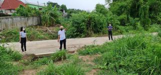 งานพัฒนาชุมชน ลงพื้นที่สำรวจข้อมูลชุมชนตาลเดี่ยว เพื่อปรับปรุงข้อมูลชุมชนให้เป็นปัจจุบัน และเพื่อนำไปพัฒนาชุมชนต่อไป