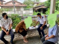 ลงพื้นที่ชุมชนสักทอง เยี่ยมบ้านผู้ประสบปัญหาทางสังคมด้านการครองชีพ เพื่อให้คำแนะนำการเข้าถึงสิทธิสวัสดิการ และเพื่อวางแผนการพิจารณาให้ความช่วยเหลือด้านการพัฒนาคุณภาพชีวิตต่อไป