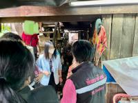 งานสังคมสงเคราะห์ลงพื้นที่ เยี่ยมบ้านผู้สูงอายุและคนพิการผู้เสียชีวิตด้วยอุบัติเหตุเพื่อเยี่ยมเยือนให้กำลังใจและแนวทางให้การช่วยเหลือด้านการพัฒนาคุณภาพชีวิต