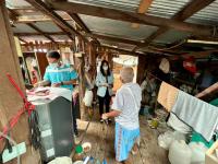 ลงพื้นที่ ชุมชนบ้านทุ่ง และชุมชนจ๊อกจอ เยี่ยมบ้านผู้ประสบปัญหาทางสังคมด้านการครองชีพ