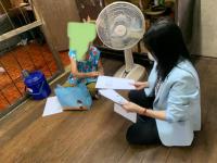 งานสังคมสงเคราะห์ลงพื้นที่ ชุมชนสองแควสอง โดยให้บริการในภารกิจของศูนย์บริการคนพิการทั่วไปเทศบาลนครแม่สอด