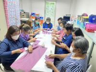 กิจกรรมประดิษฐ์ผีเสื้อจากผ้าไทย