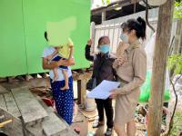 งานสังคมสงเคราะห์ลงพื้นที่ชุมชนบ้านเหนือสามัคคีและชุมชนร่วมใจ เยี่ยมบ้านผู้ประสบปัญหาทางสังคมด้านการครองชีพ 
