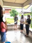 งานสังคมสงเคราะห์ลงพื้นที่ ชุมชนสักทองเยี่ยมบ้านผู้ประสบปัญหาทางสังคมด้านการครองชีพ