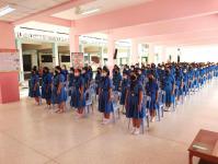 โรงเรียนเทศบาลวัดดอนแก้ว จัดพิธีเข้าประจำหมู่ยุวกาชาดระดับชั้นประถมศึกษาปีที่ 4-6