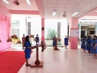 โรงเรียนเทศบาลวัดดอนแก้ว จัดพิธีเข้าประจำหมู่ยุวกาชาดระดับชั้นประถมศึกษาปีที่ 4-6