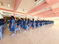 โรงเรียนเทศบาลวัดดอนแก้ว จัดพิธีเข้าประจำหมู่ยุวกาชาดระดับชั้นประถมศึกษาปีที่ 4-6