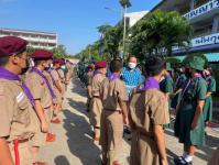 นายกเทศมนตรีนครแม่สอด พร้อมคณะผู้บริหาร ลงตรวจเยี่ยมสถานศึกษาโรงเรียนเทศบาลวัดบุญญาวาส