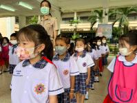 นายกเทศมนตรีนครแม่สอด พร้อมคณะผู้บริหาร ลงตรวจเยี่ยมสถานศึกษาโรงเรียนเทศบาลวัดดอนแก้ว