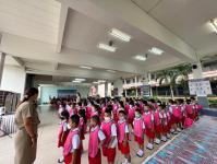 นายกเทศมนตรีนครแม่สอด พร้อมคณะผู้บริหาร ลงตรวจเยี่ยมสถานศึกษาโรงเรียนเทศบาลวัดดอนแก้ว