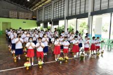 กิจกรรมวันไหว้ครู ประจำปีการศึกษา 2565 โรงเรียนเทศบาลวัดมณีไพรสณฑ์