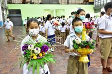 กิจกรรมวันไหว้ครู ประจำปีการศึกษา 2565 โรงเรียนเทศบาลวัดมณีไพรสณฑ์