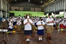 กิจกรรมวันไหว้ครู ประจำปีการศึกษา 2565 โรงเรียนเทศบาลวัดมณีไพรสณฑ์