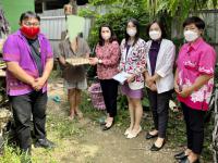 งานสังคมสงเคราะห์ลงพื้นที่ ชุมชนบ้านเหนือสามัคคี เยี่ยมบ้านผู้ประสบปัญหาทางสังคมด้านการครองชีพ