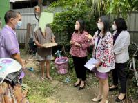 งานสังคมสงเคราะห์ลงพื้นที่ ชุมชนบ้านเหนือสามัคคี เยี่ยมบ้านผู้ประสบปัญหาทางสังคมด้านการครองชีพ
