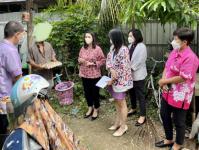 งานสังคมสงเคราะห์ลงพื้นที่ ชุมชนบ้านเหนือสามัคคี เยี่ยมบ้านผู้ประสบปัญหาทางสังคมด้านการครองชีพ