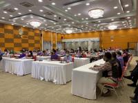 กองช่าง เข้าร่วมประชุมพร้อมคณะผู้บริหารเพื่อมอบนโยบายในการปฏิบัติราชการ และติดตามงาน