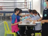 โรงเรียนกีฬาเทศบาลนครแม่สอด เป็นสถานที่ในการตรวจร่างกายนักศึกษาวิชาทหารชั้นปีที่ 1 ประจำปีการศึกษา 2565