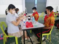 โรงเรียนกีฬาเทศบาลนครแม่สอด เป็นสถานที่ในการตรวจร่างกายนักศึกษาวิชาทหารชั้นปีที่ 1 ประจำปีการศึกษา 2565