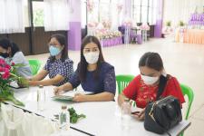 โรงเรียนวัดบุญญาวาสจัดการประชุมร่วมกันระหว่างเทศบาลนครแม่สอด ผู้นำชุมชน คณะกรรมการสถานศึกษาขั้นพื้นฐาน คณะครูและบุคลากรภายในสถานศึกษา