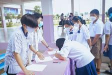 ตรวจเยี่ยมสนามสอบการแข่งทางวิชาการ "แข่งขันคนเก่ง" ตัวแทนสังกัดเทศบาลนครแม่สอด