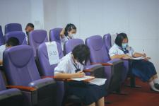 ตรวจเยี่ยมสนามสอบการแข่งทางวิชาการ "แข่งขันคนเก่ง" ตัวแทนสังกัดเทศบาลนครแม่สอด