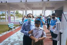 ตรวจเยี่ยมสนามสอบการแข่งทางวิชาการ "แข่งขันคนเก่ง" ตัวแทนสังกัดเทศบาลนครแม่สอด