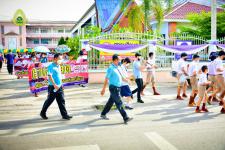 กิจกรรมรณรงค์ต่อต้านยาเสพติด ประจำปีการศึกษา 2565 โรงเรียนเทศบาลวัดมณีไพรสณฑ์