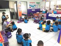 คลินิกชุมชนอบอุ่นเทศบาลนครแม่สอด ออกให้บริการตรวจสุขภาพเด็กนักเรียนศูนย์พัฒนาเด็กเล็กวัดอรัญญเขต