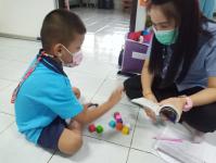 คลินิกชุมชนอบอุ่นเทศบาลนครแม่สอด ออกให้บริการตรวจสุขภาพเด็กนักเรียนศูนย์พัฒนาเด็กเล็กวัดอรัญญเขต