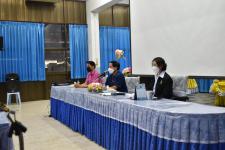 คณะผู้บริหารเทศบาลนครแม่สอดลงพื้นที่ตรวจเยี่ยม มอบนโยบายการจัดการศึกษา และจัดประชุมครูประจำเดือนกรกฏาคม 2565 โรงเรียนเทศบาลวัดชุมพลคีรี