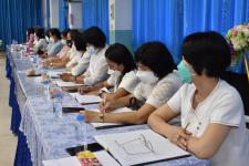 คณะผู้บริหารเทศบาลนครแม่สอดลงพื้นที่ตรวจเยี่ยม มอบนโยบายการจัดการศึกษา และจัดประชุมครูประจำเดือนกรกฏาคม 2565 โรงเรียนเทศบาลวัดชุมพลคีรี