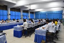 คณะผู้บริหารเทศบาลนครแม่สอดลงพื้นที่ตรวจเยี่ยม มอบนโยบายการจัดการศึกษา และจัดประชุมครูประจำเดือนกรกฏาคม 2565 โรงเรียนเทศบาลวัดชุมพลคีรี