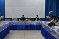 คณะผู้บริหารเทศบาลนครแม่สอดลงพื้นที่ตรวจเยี่ยม มอบนโยบายการจัดการศึกษา และจัดประชุมครูประจำเดือนกรกฏาคม 2565 โรงเรียนเทศบาลวัดชุมพลคีรี