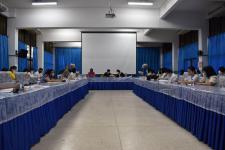 คณะผู้บริหารเทศบาลนครแม่สอดลงพื้นที่ตรวจเยี่ยม มอบนโยบายการจัดการศึกษา และจัดประชุมครูประจำเดือนกรกฏาคม 2565 โรงเรียนเทศบาลวัดชุมพลคีรี