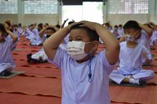 เทศบาลนครแม่สอด โดยโรงเรียนเทศบาลวัดชุมพลคีรีจัดโครงการกิจกรรมฝึกจิตสมาธิสำหรับเด็กปฐมวัย