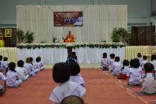 เทศบาลนครแม่สอด โดยโรงเรียนเทศบาลวัดชุมพลคีรีจัดโครงการกิจกรรมฝึกจิตสมาธิสำหรับเด็กปฐมวัย