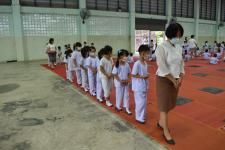 เทศบาลนครแม่สอด โดยโรงเรียนเทศบาลวัดชุมพลคีรีจัดโครงการกิจกรรมฝึกจิตสมาธิสำหรับเด็กปฐมวัย