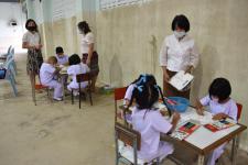 เทศบาลนครแม่สอด โดยโรงเรียนเทศบาลวัดชุมพลคีรีจัดโครงการกิจกรรมฝึกจิตสมาธิสำหรับเด็กปฐมวัย