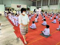 เทศบาลนครแม่สอด โดยโรงเรียนเทศบาลวัดชุมพลคีรีจัดโครงการกิจกรรมฝึกจิตสมาธิสำหรับเด็กปฐมวัย